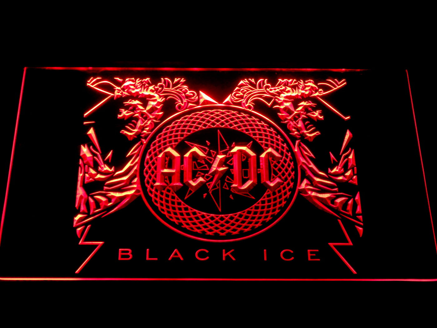 AC/DC Black Ice LED Neon Sign