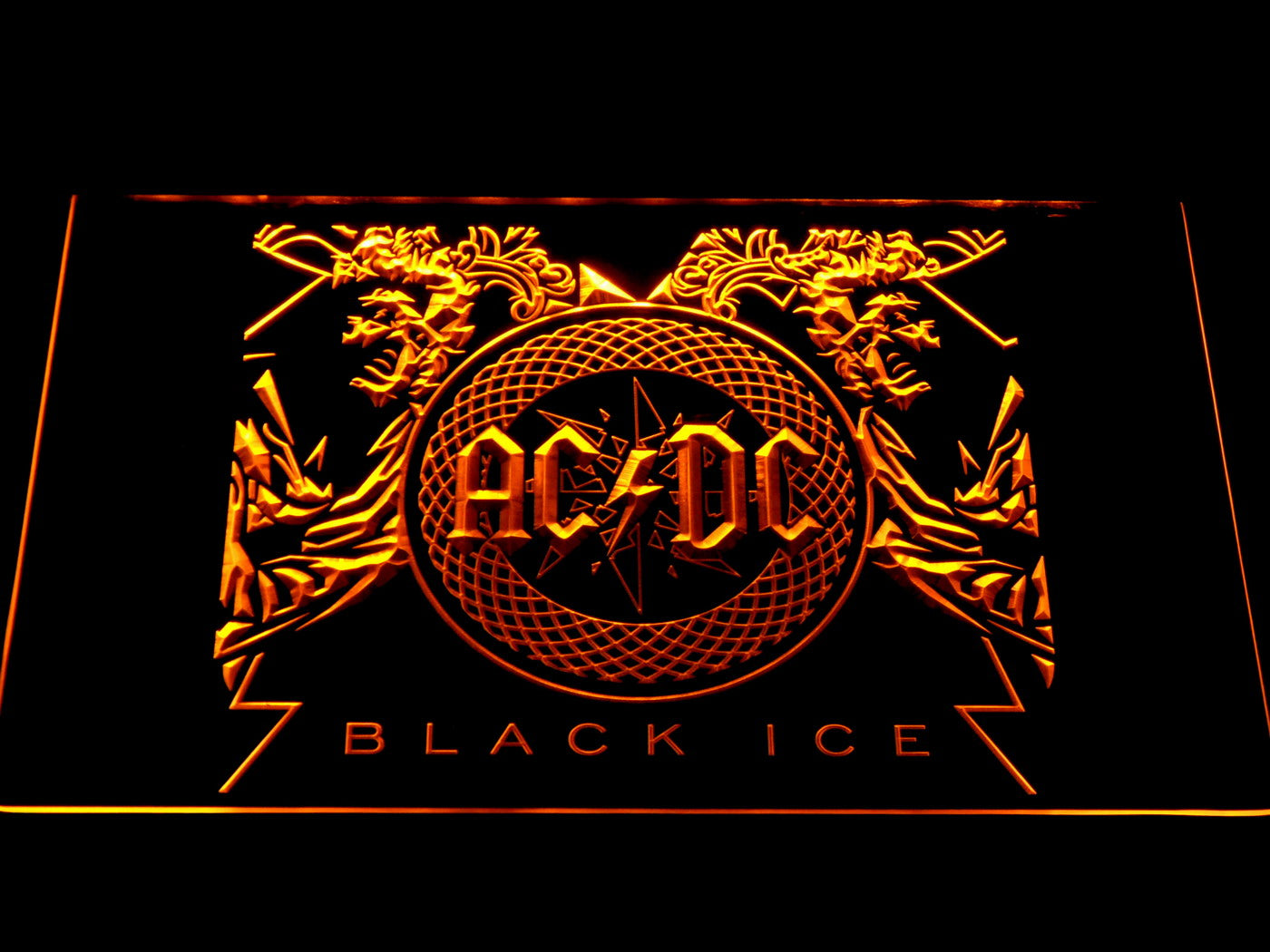 AC/DC Black Ice LED Neon Sign