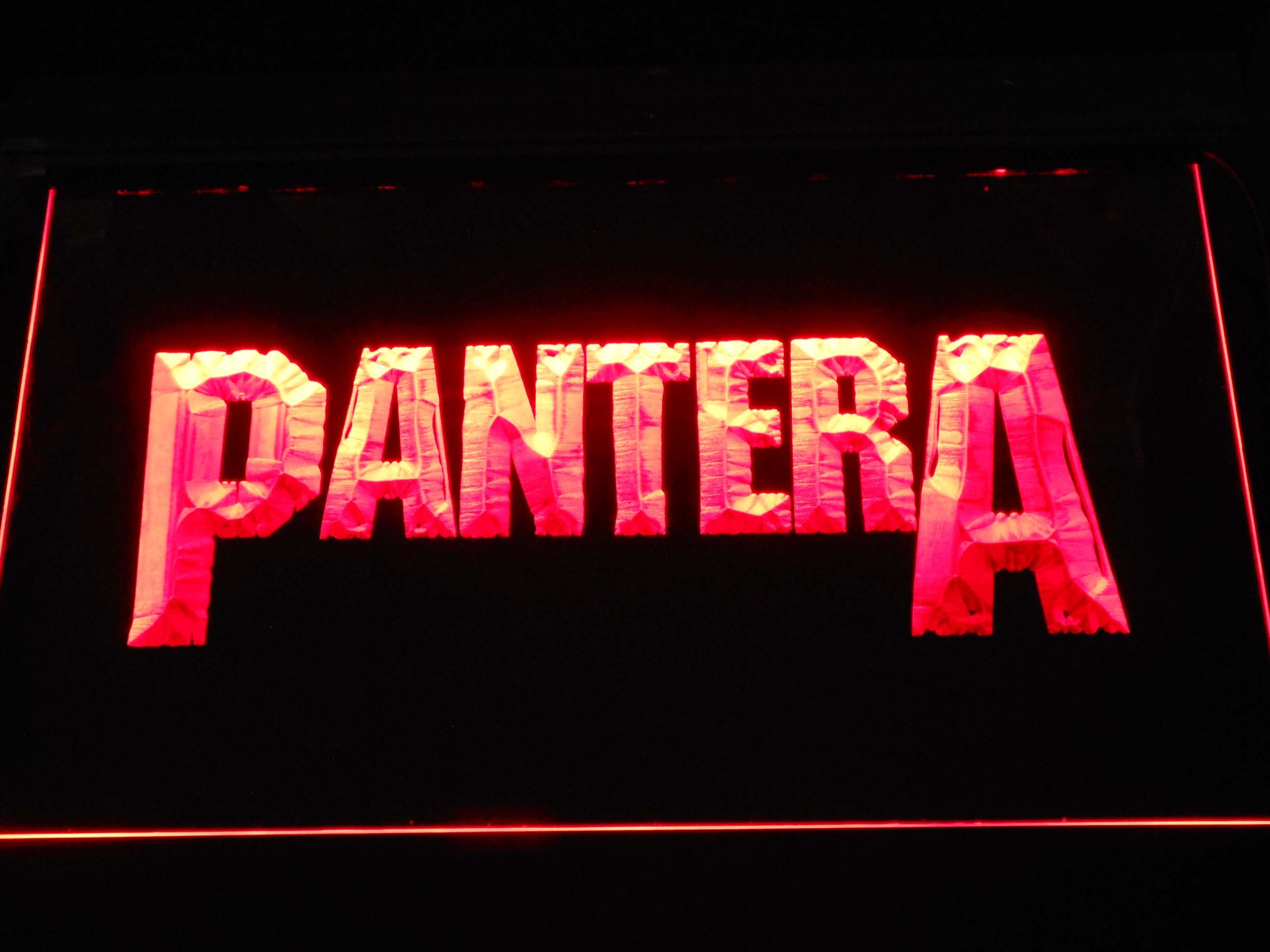 Pantera Band Bar Beer LED Neon Sign