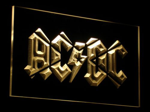 AC/DC Band LED Neon Sign