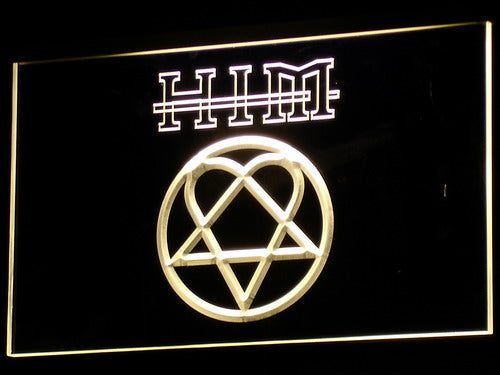 Him Finnish Gothic Rock Band LED Neon Sign