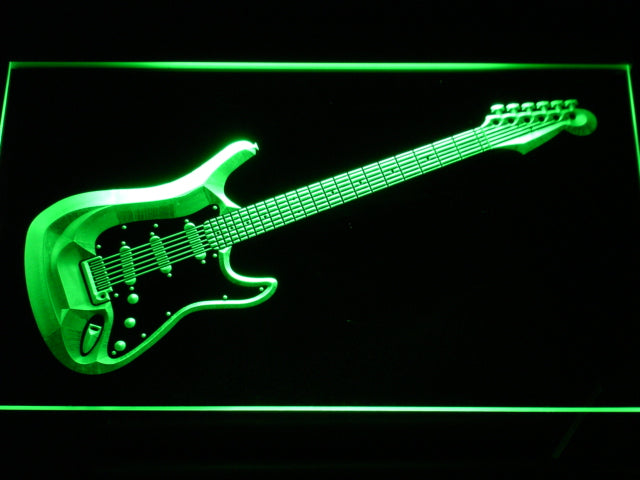 Fender Stratocaster Guitars Neon Light LED Sign