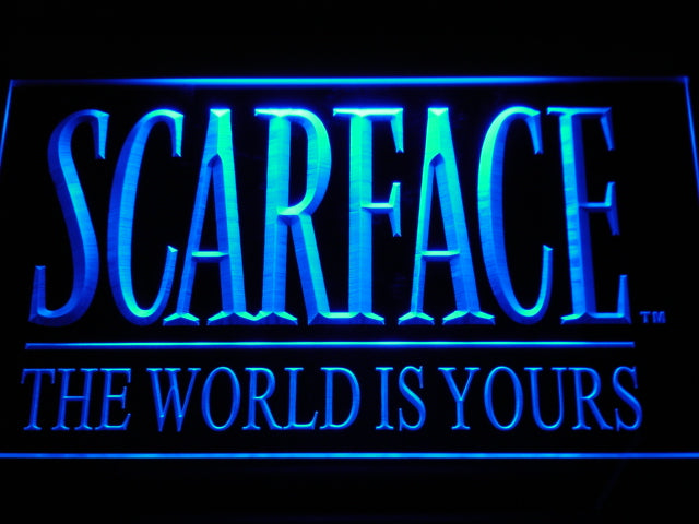 Scarface The World Is Yours Neon Light LED Sign