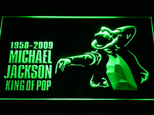 Michael Jackson King of Pop LED Neon Sign