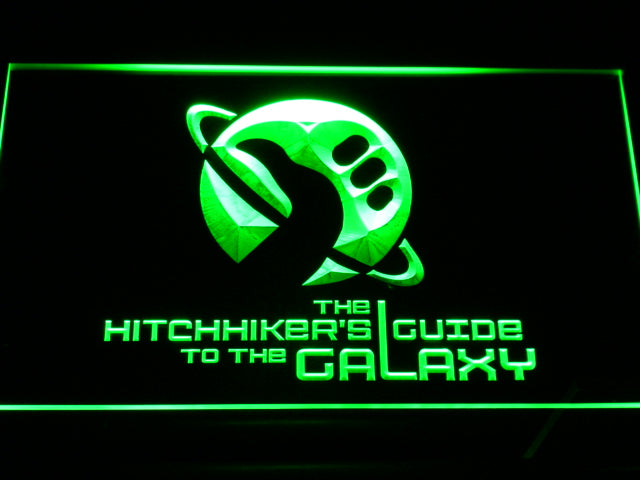 The Hitchhiker's Guide To The Galaxy LED Neon Sign