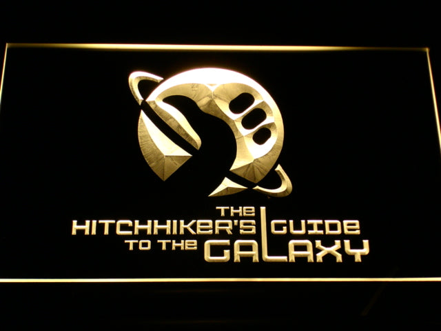 The Hitchhiker's Guide To The Galaxy LED Neon Sign