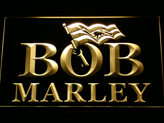 Bob Marley Music LED Neon Sign