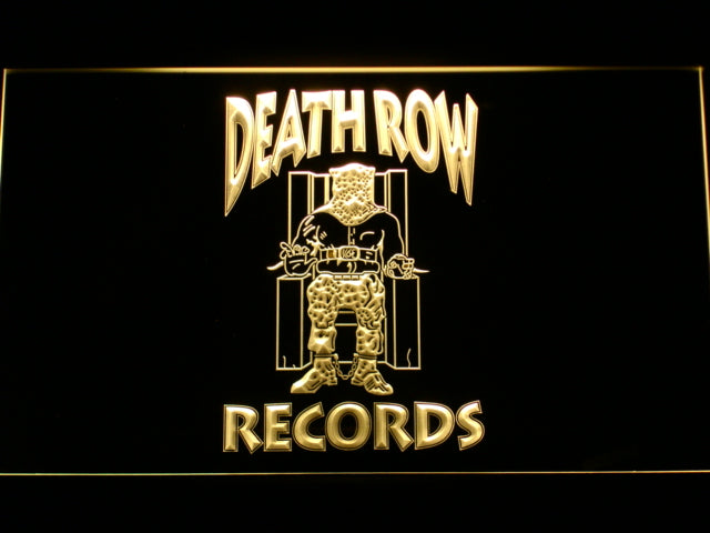 Death Row Records Band Neon LED Light Sign