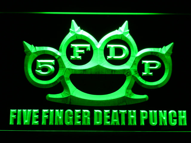 Five Finger Death Punch 5FDP Band LED Neon Sign