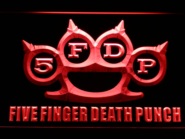 Five Finger Death Punch 5FDP Band LED Neon Sign