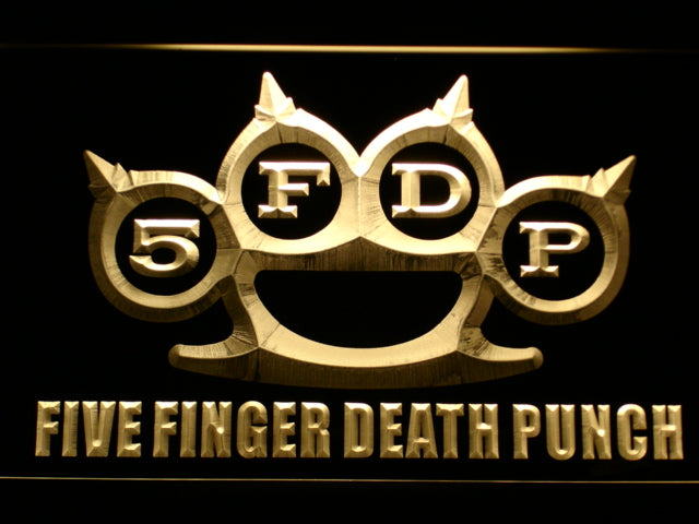 Five Finger Death Punch 5FDP Band LED Neon Sign