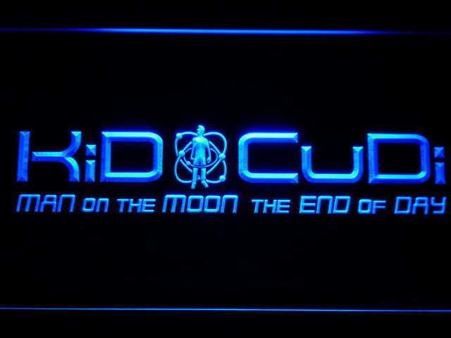 Kid Cudi Man On The Moon LED Neon Sign