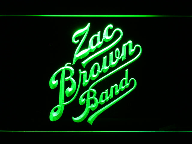 Zac Brown Band Country Music Band LED Neon Sign