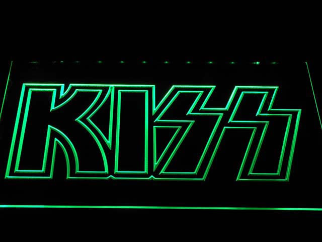 Kiss Band LED Neon Sign