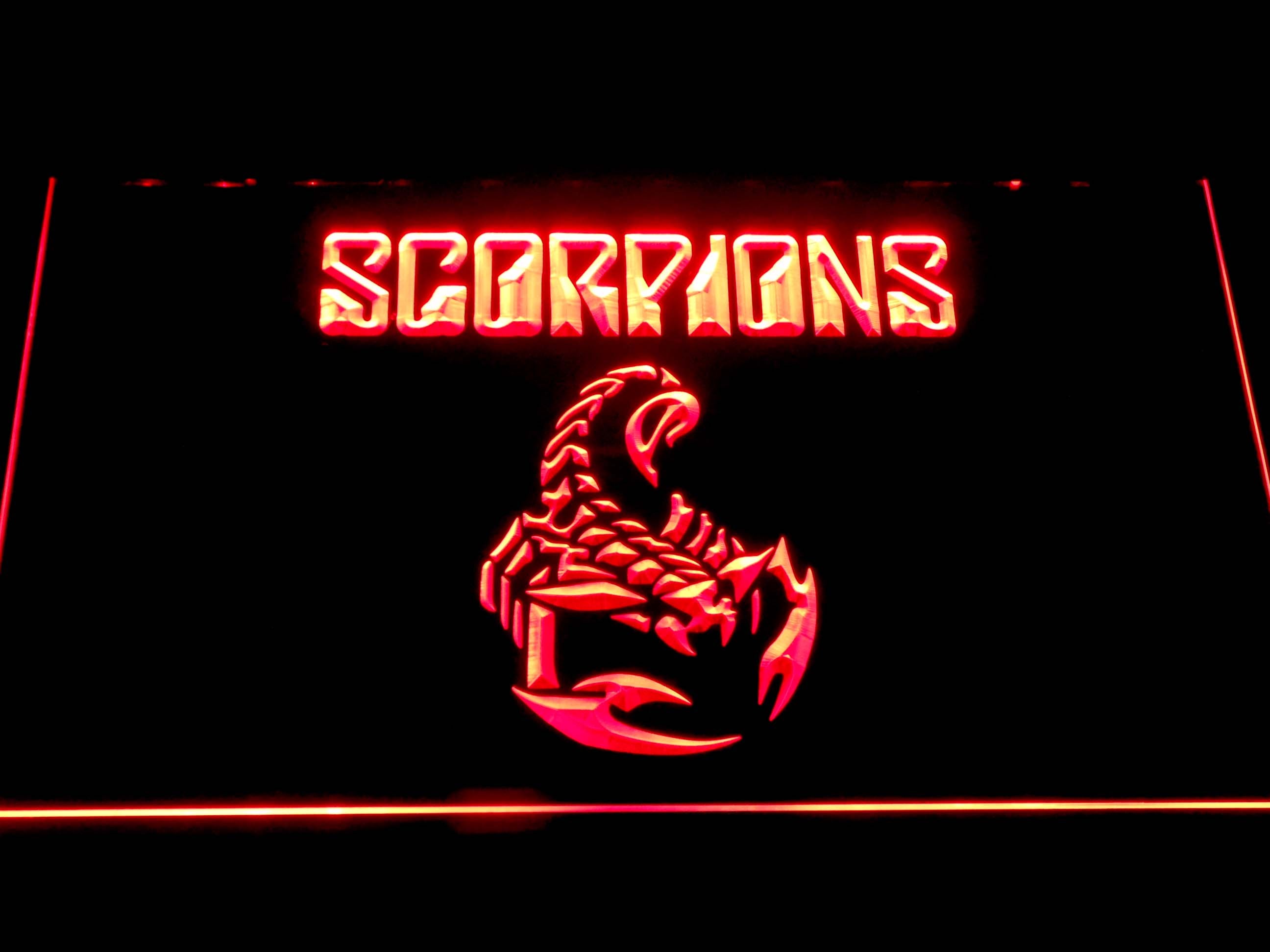 Scorpions Band LED Neon Sign