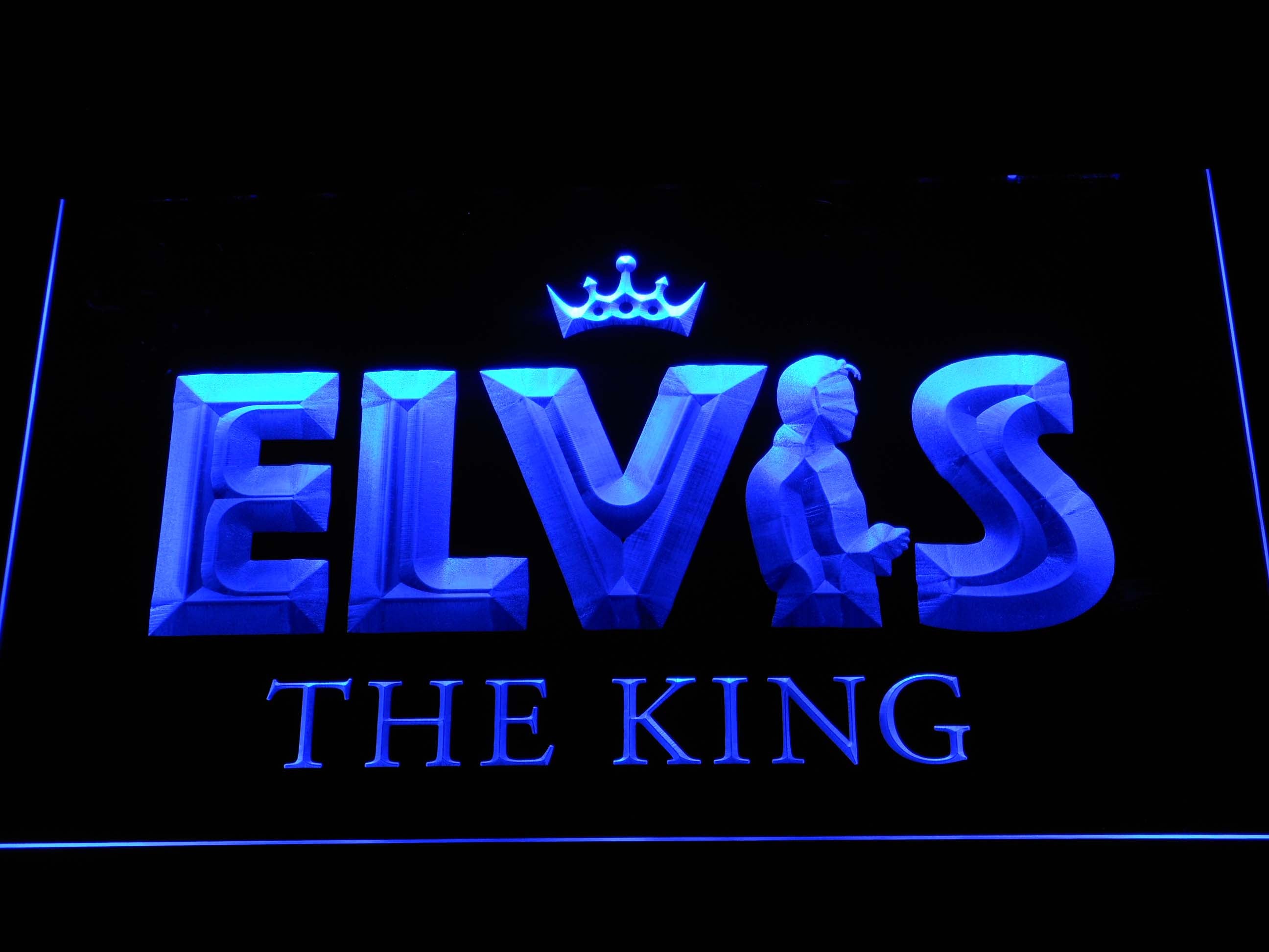Elvis Presley The King Neon LED Light Sign