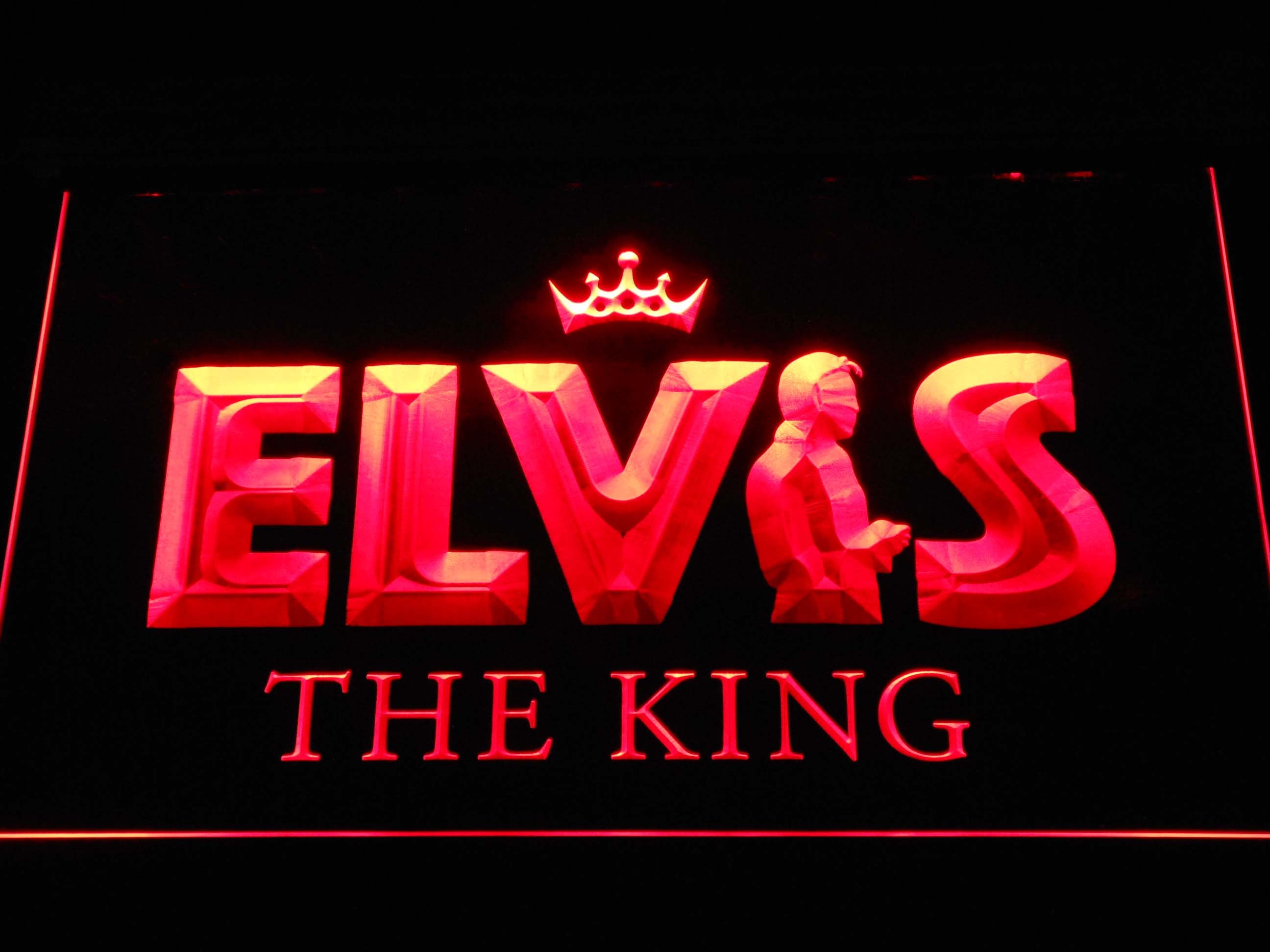 Elvis Presley The King LED Neon Sign
