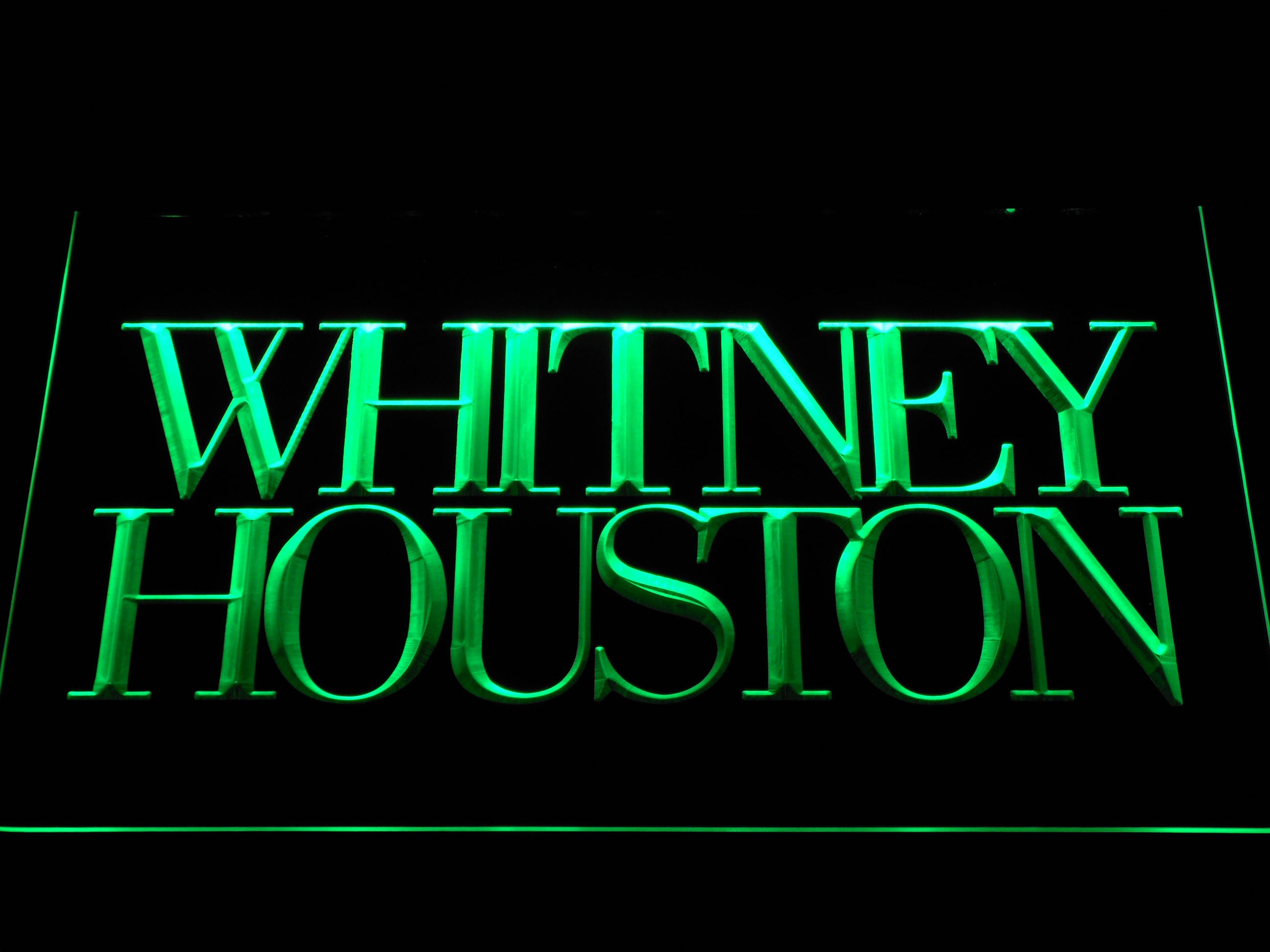 Whitney Houston American Singer LED Neon Sign