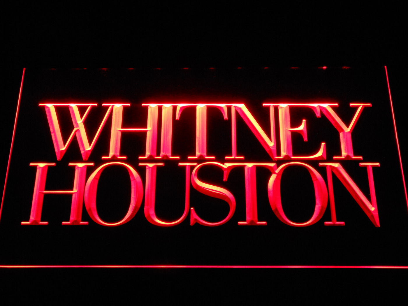 Whitney Houston American Singer LED Neon Sign