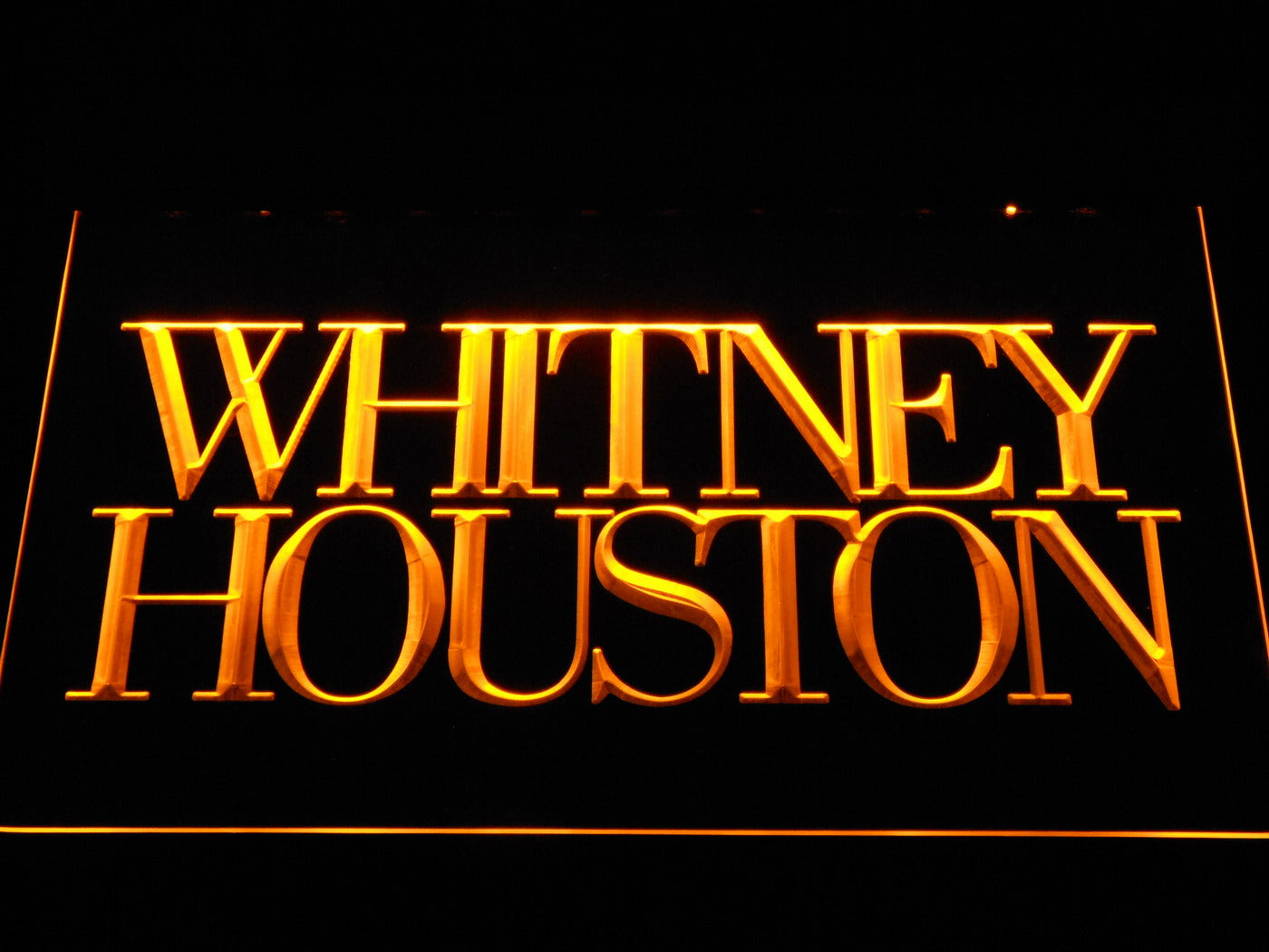 Whitney Houston American Singer LED Neon Sign