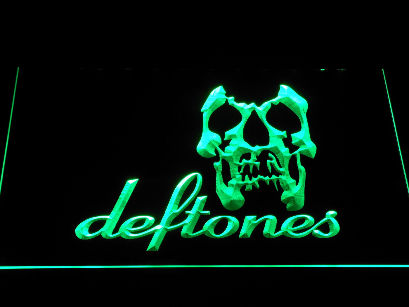Deftones Skull Metal Band LED Neon Sign