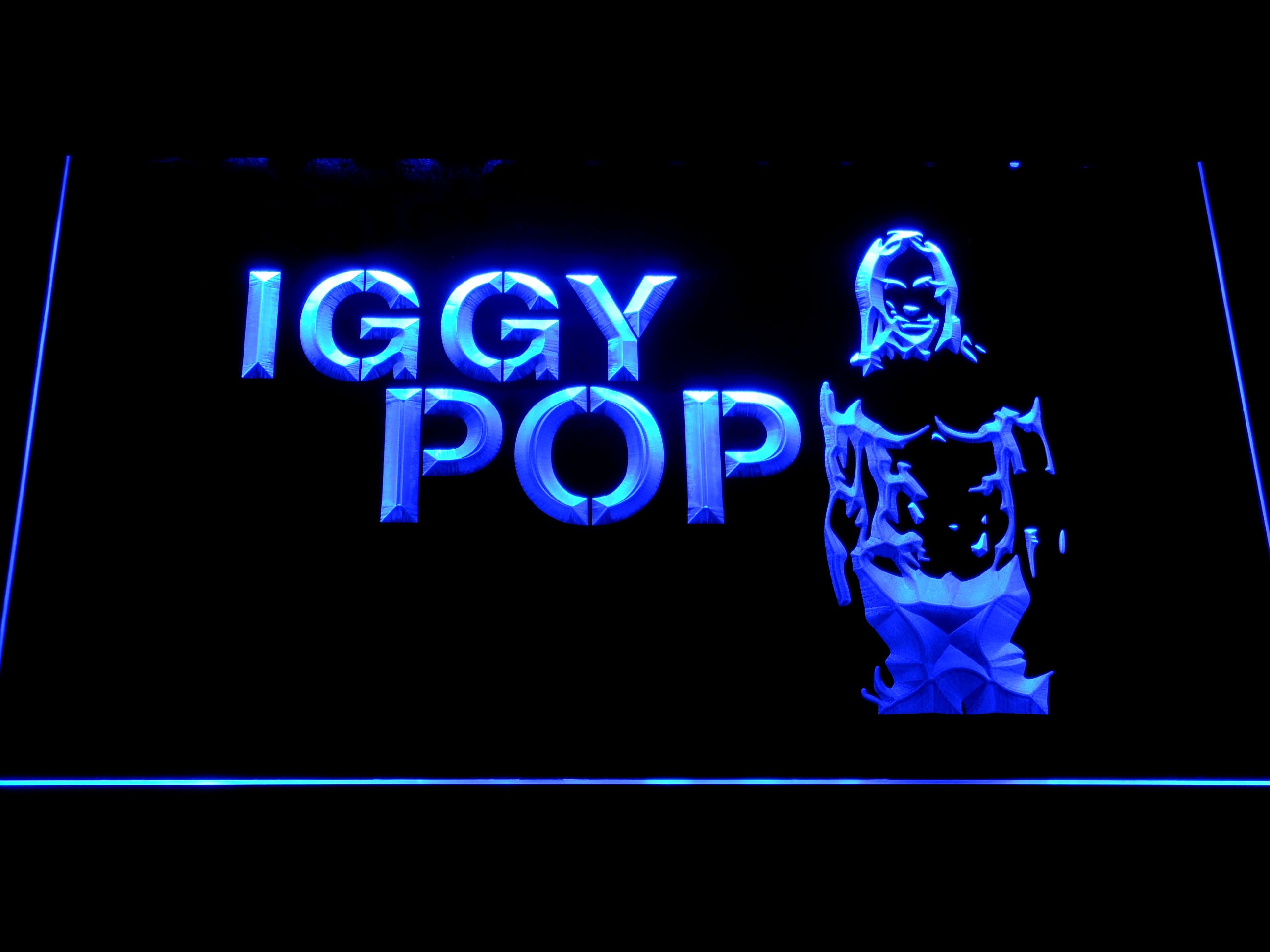 Iggy Pop Punk LED Neon Sign