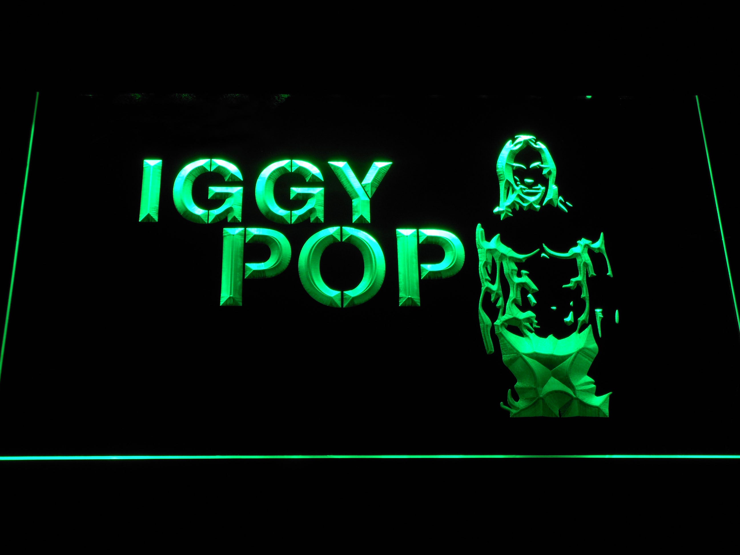 Iggy Pop Punk LED Neon Sign