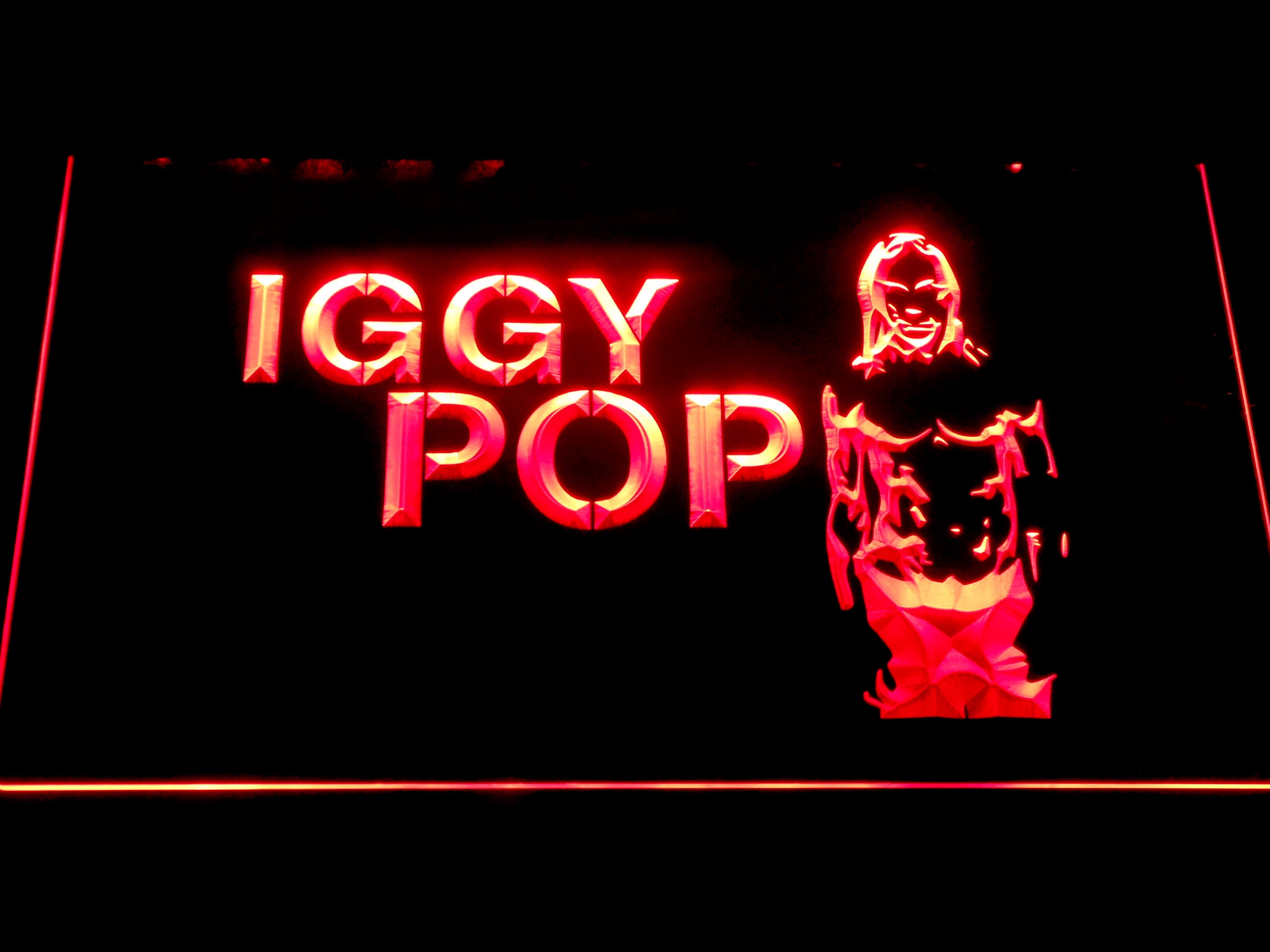 Iggy Pop Punk LED Neon Sign