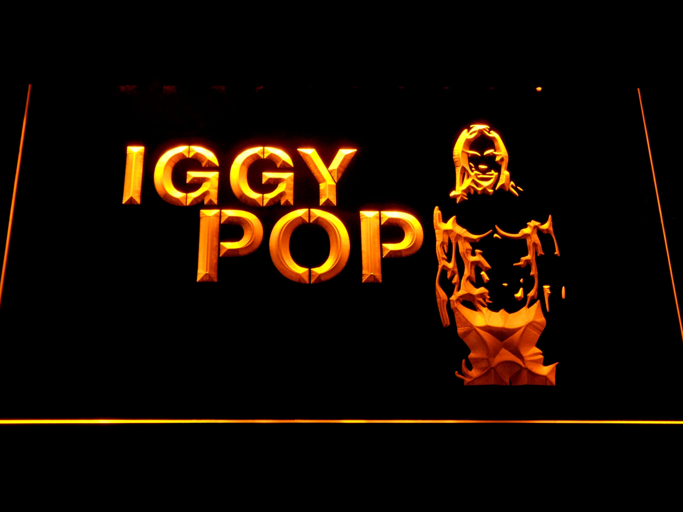 Iggy Pop Punk LED Neon Sign