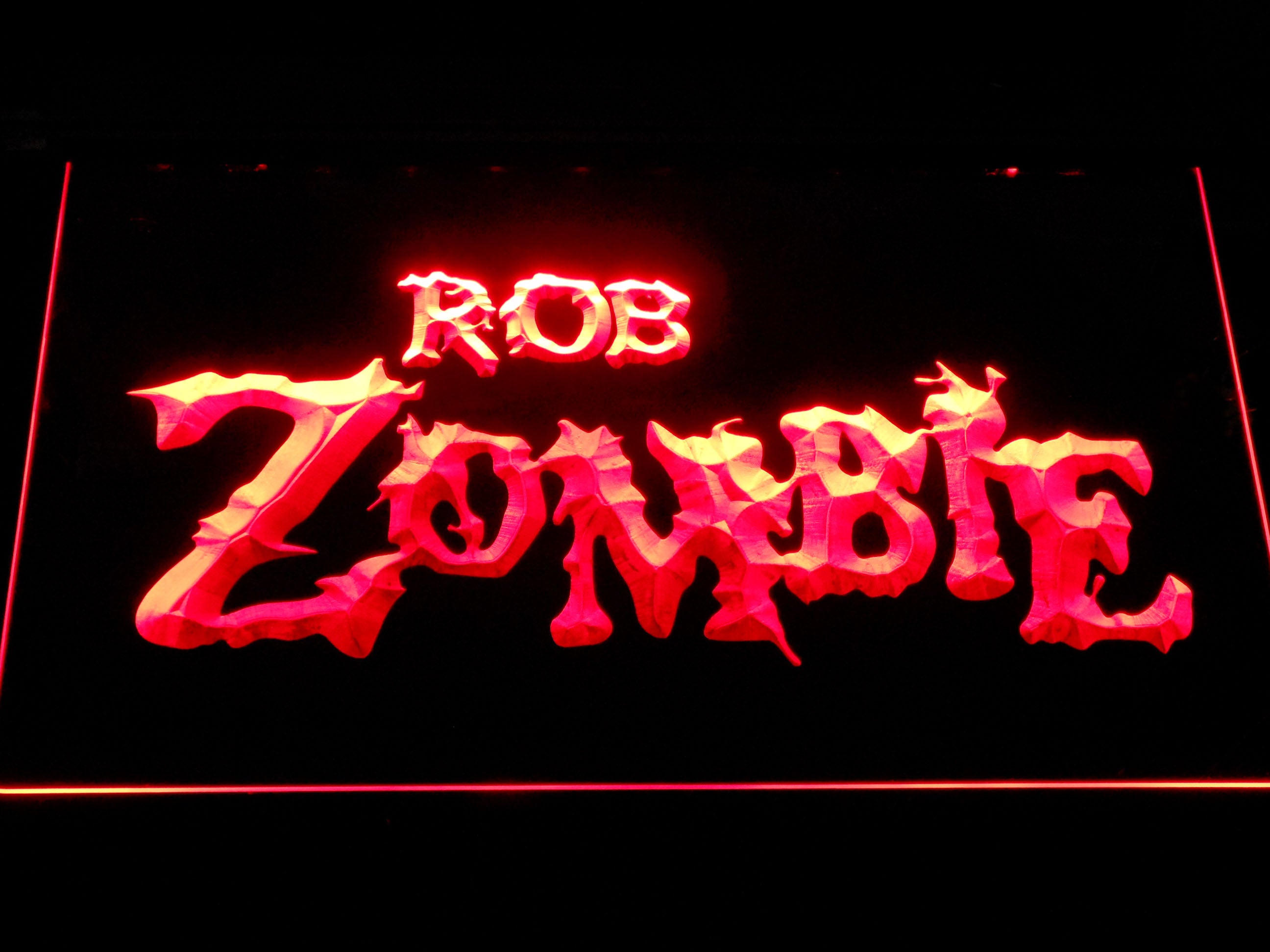 Rob Zombie Musician LED Neon Sign