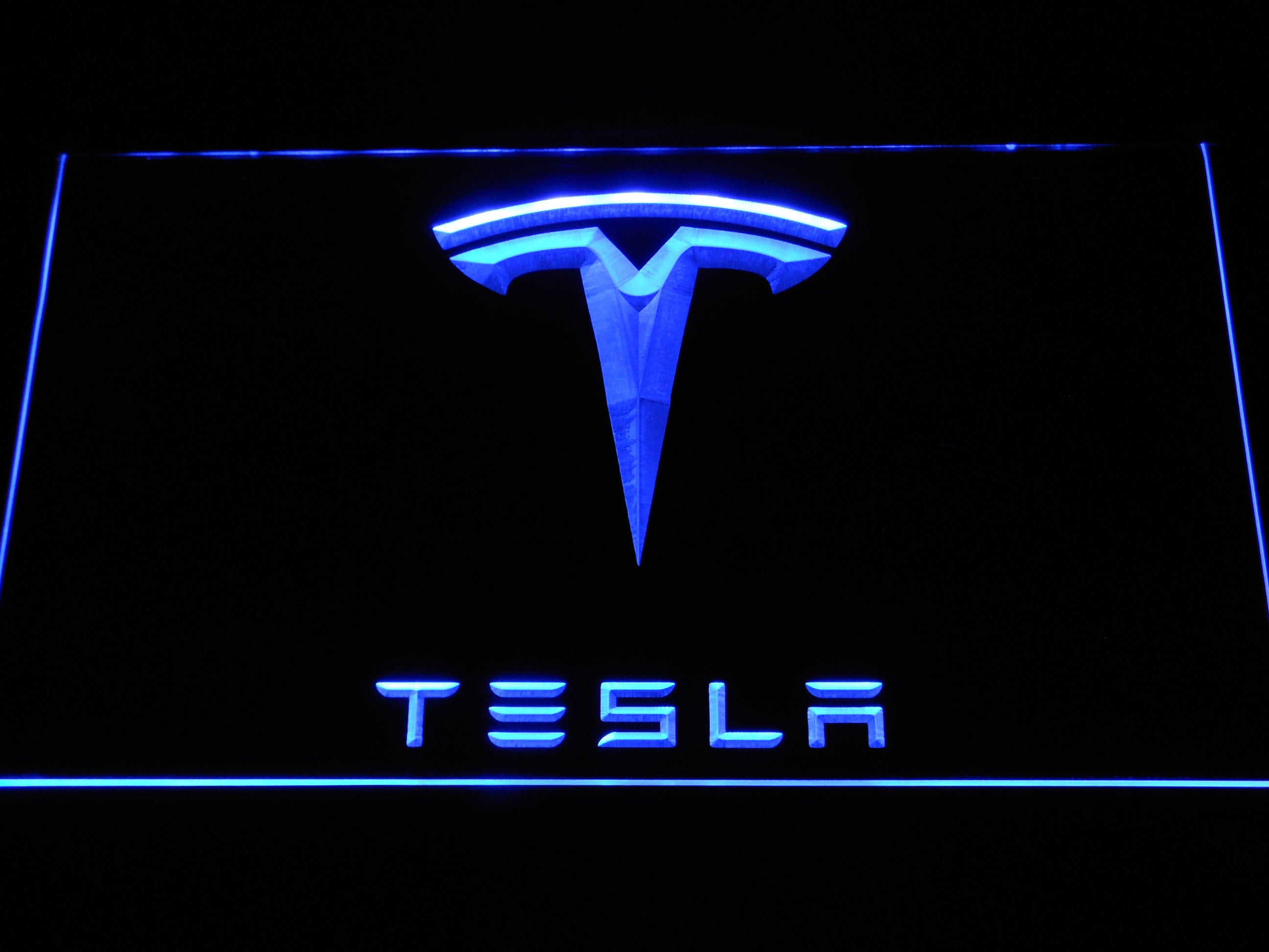 Tesla Car Neon Sign