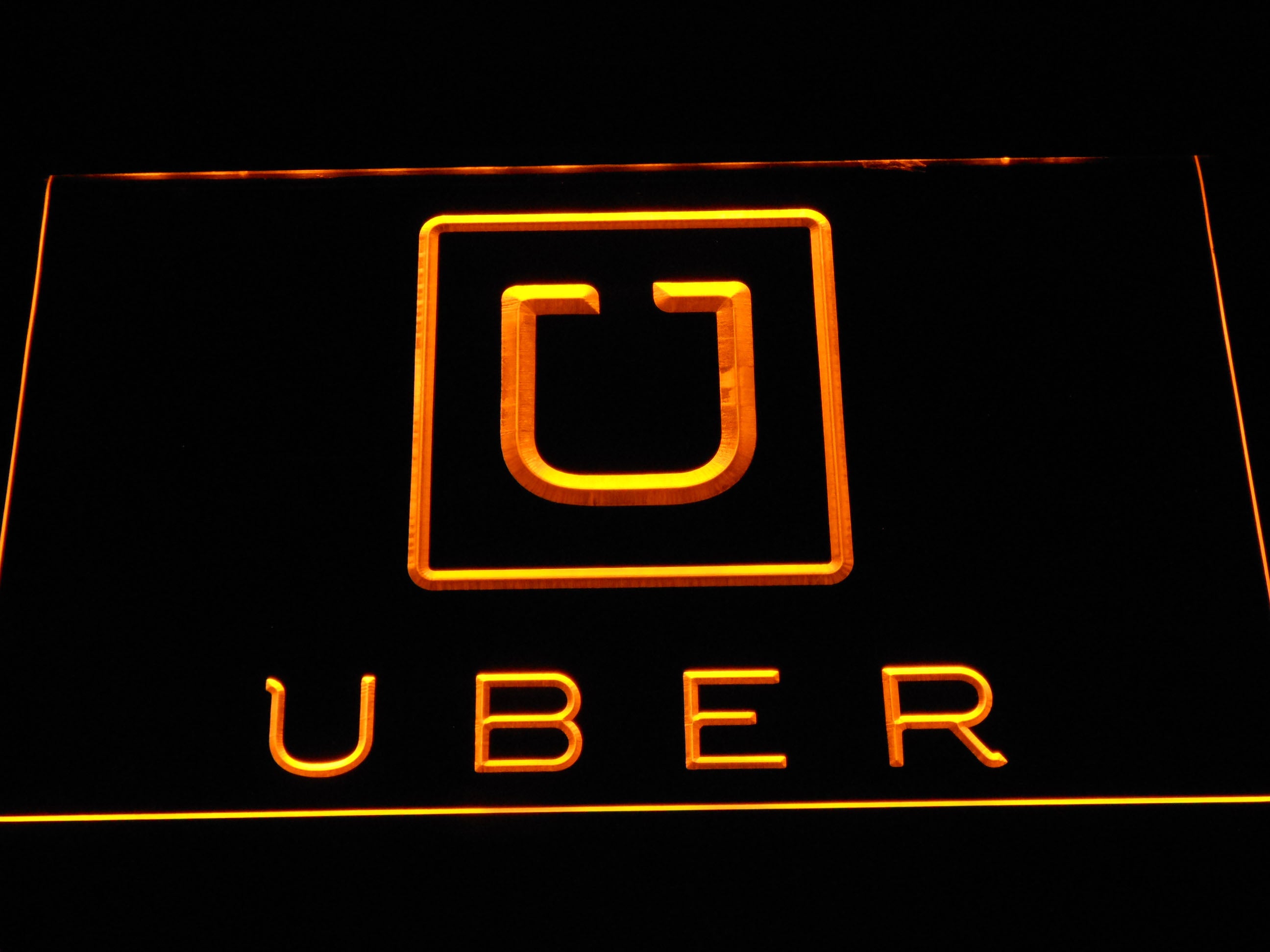 Uber Car Sharing Neon Sign