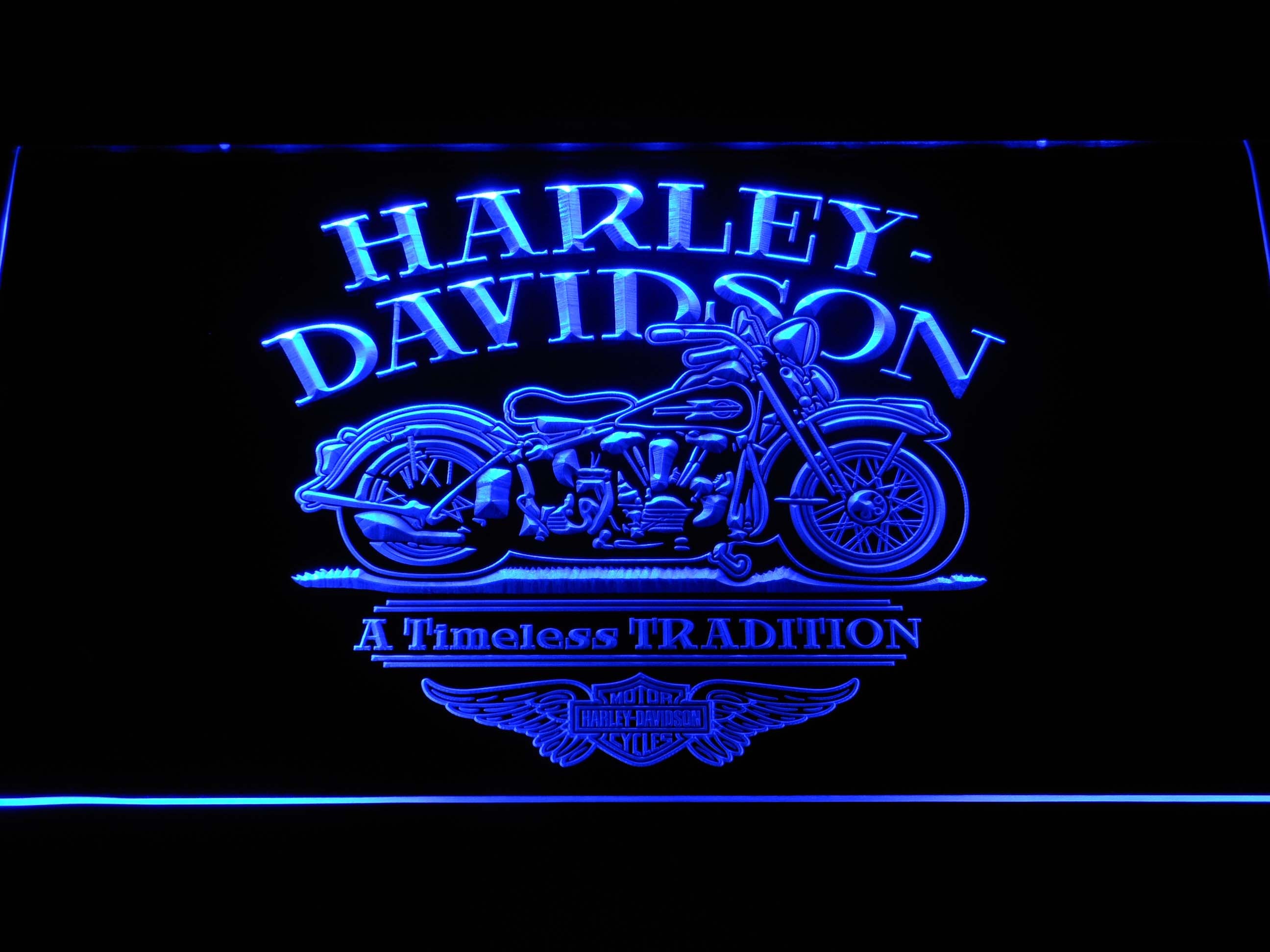 Harley Davidson A timeless tradition Neon Light LED Sign