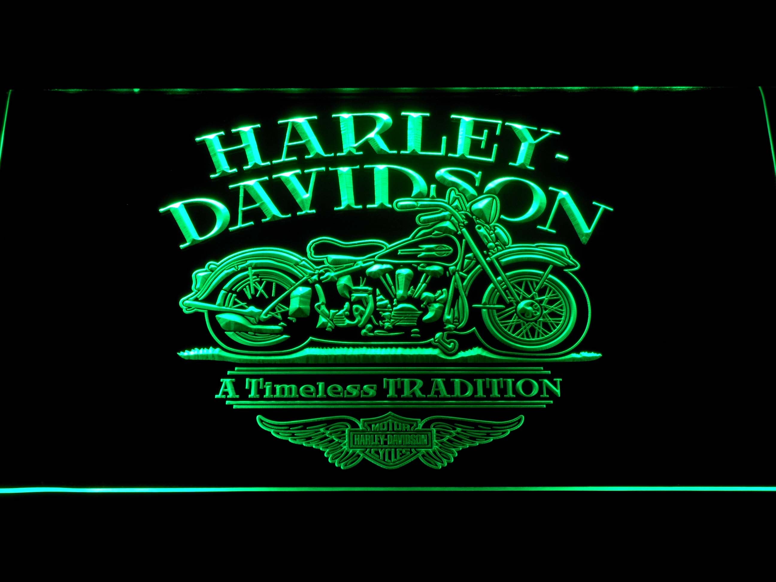 Harley Davidson A timeless tradition Neon Light LED Sign
