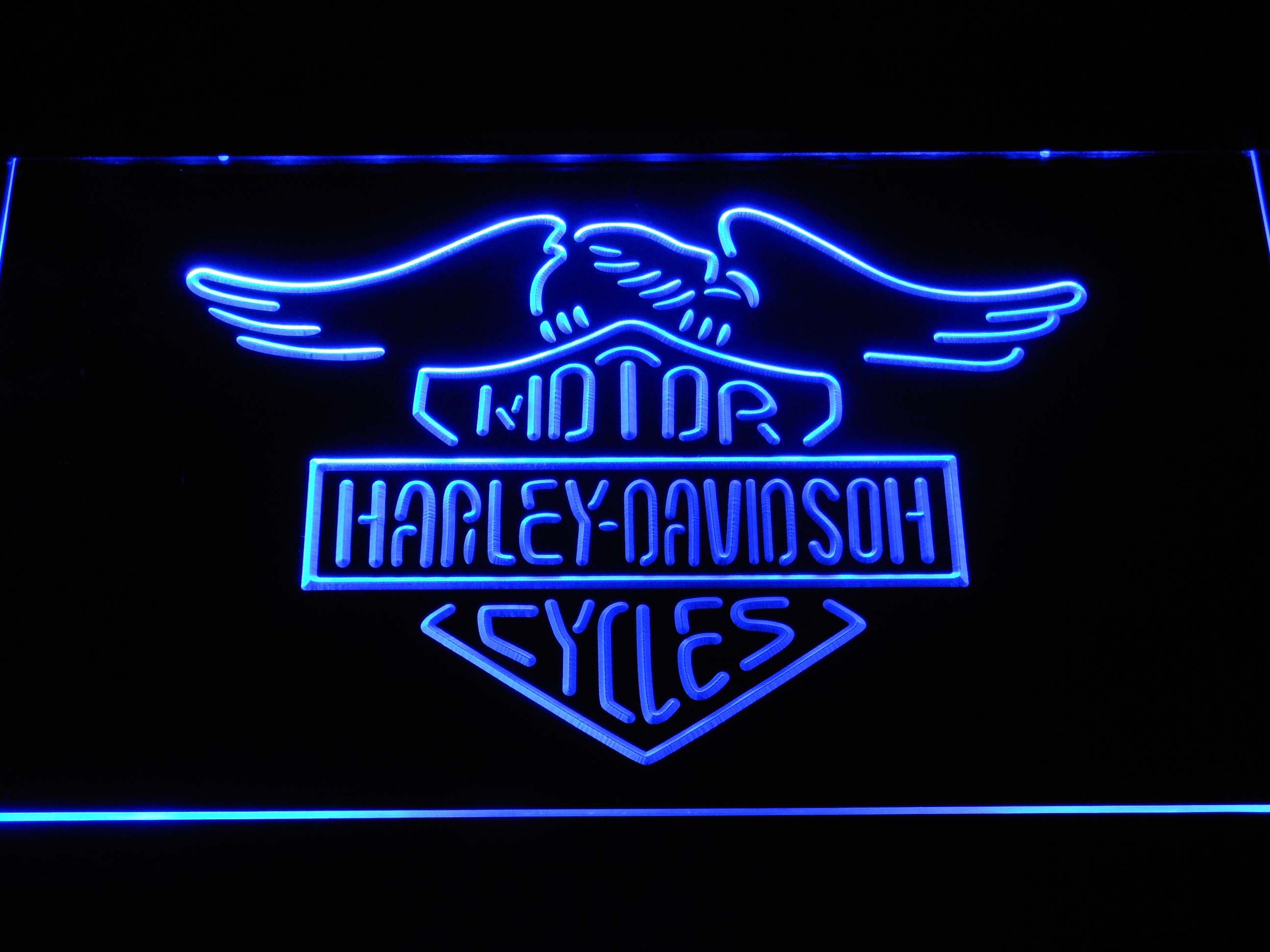 Harley Davidson Eagles MotorCycles 2 Neon Light LED Sign