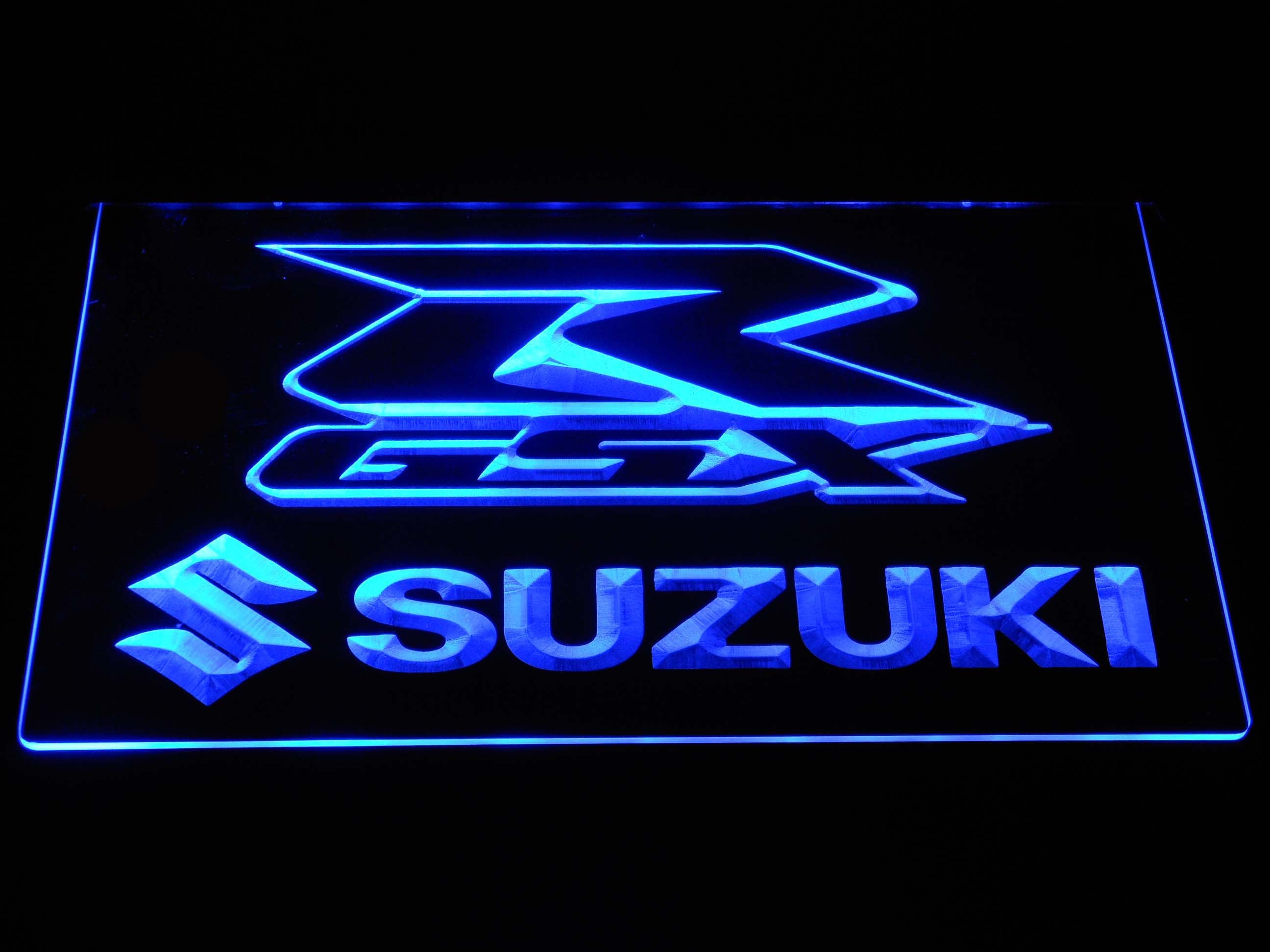 Suzuki Gsx-R Motorcycle Neon Sign