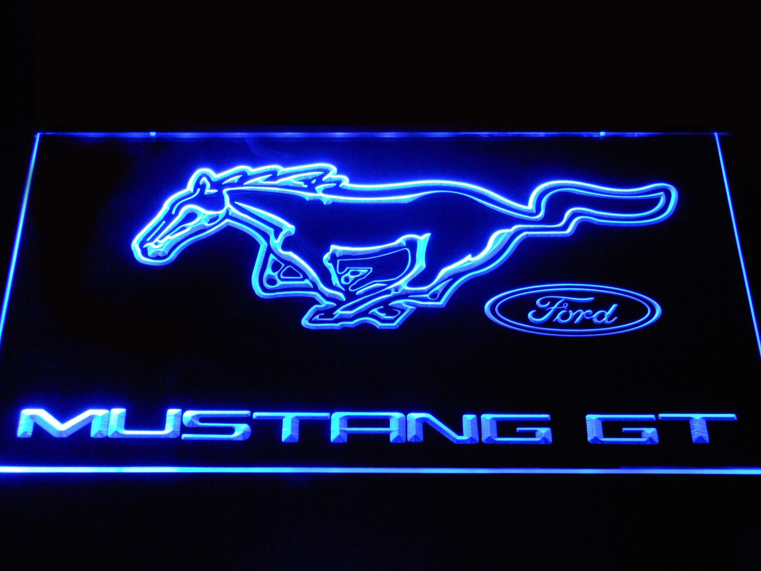 Fords Mustangs GT Neon Sign