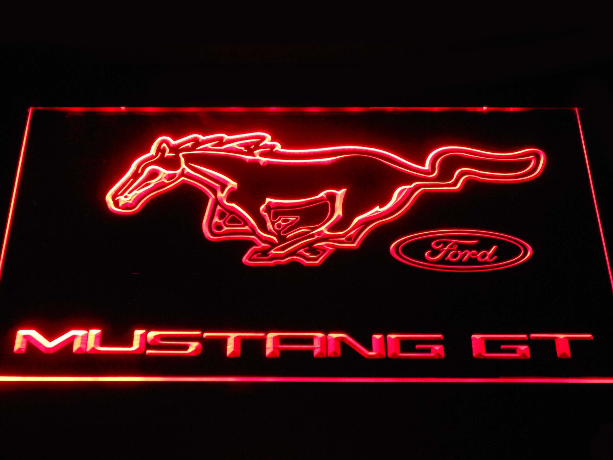 Fords Mustangs GT Neon LED Light Sign