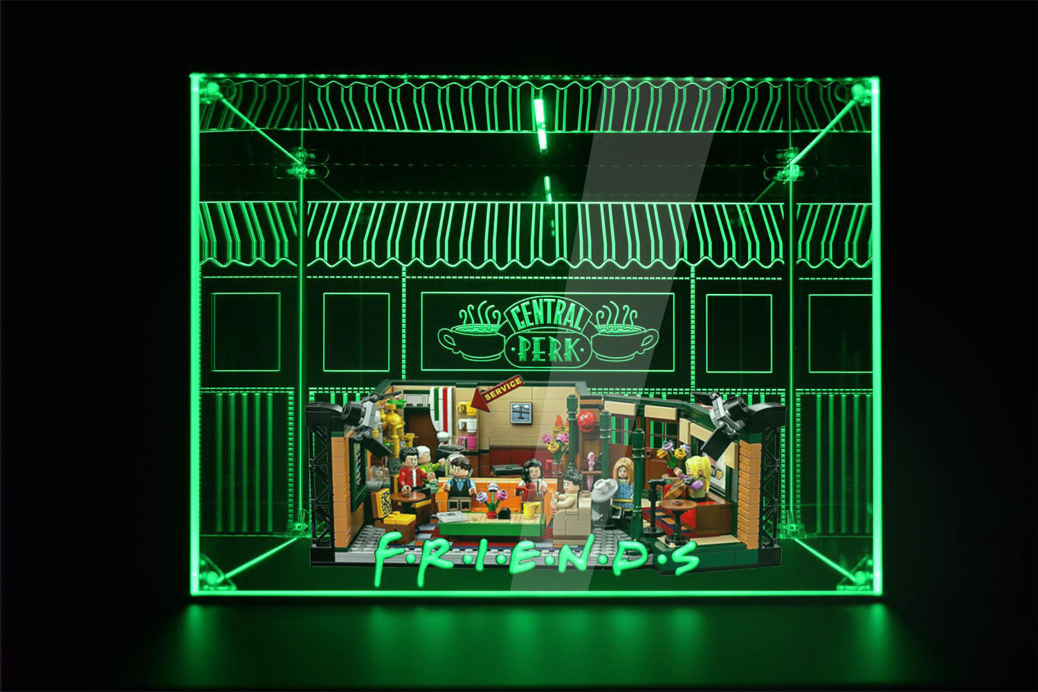 LED Display Case for Lego Ideas Friends Central Perk 21319