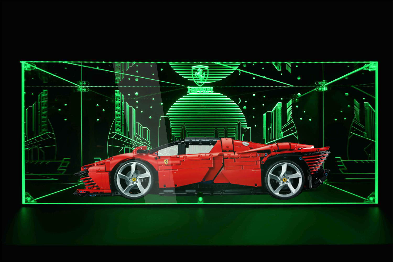 LED Display Case For Lego Ferrari 42143