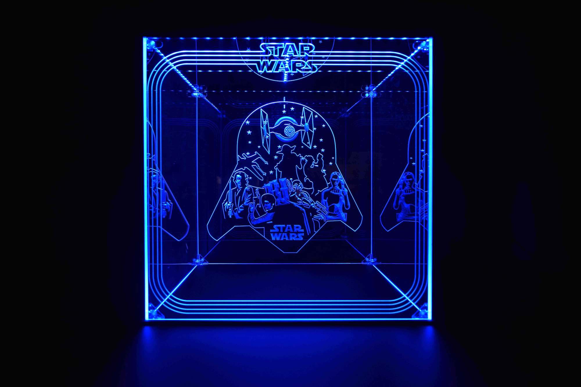 Custom LED Display Case For Lego Star Wars Sets, Lego Helmet, Collectible Figures