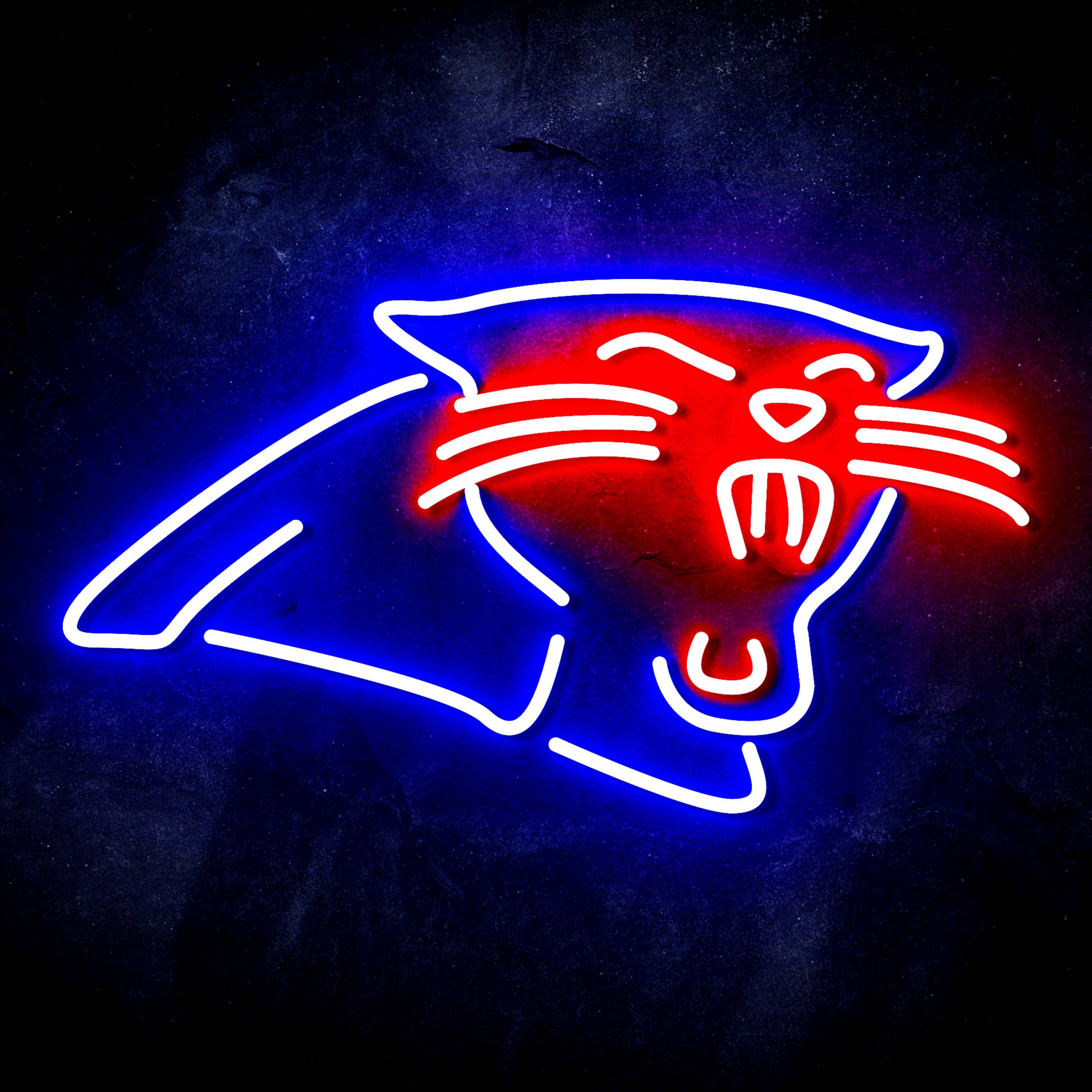 NFL Carolina Panthers LED Neon Sign