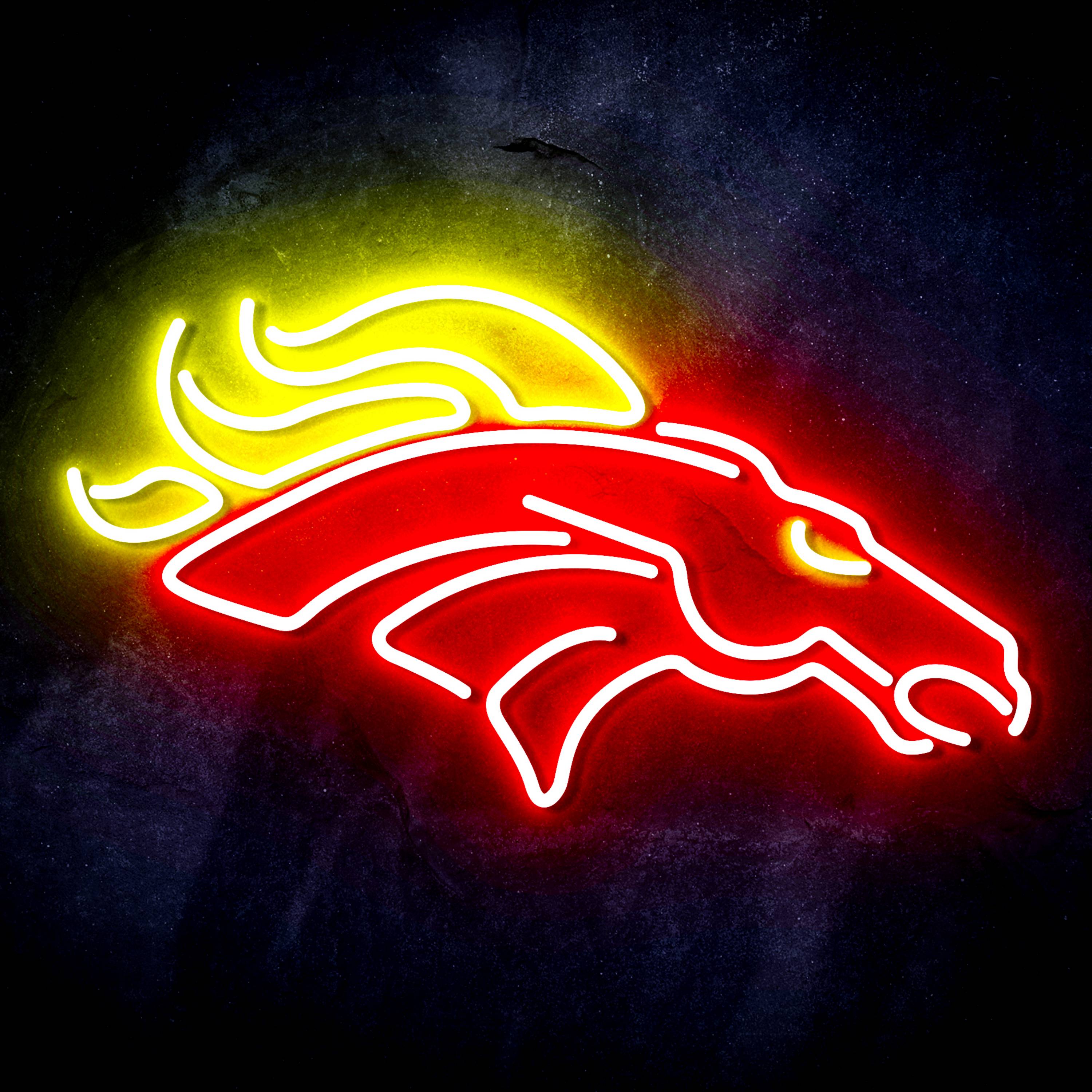 NFL Denver Broncos LED Neon Sign