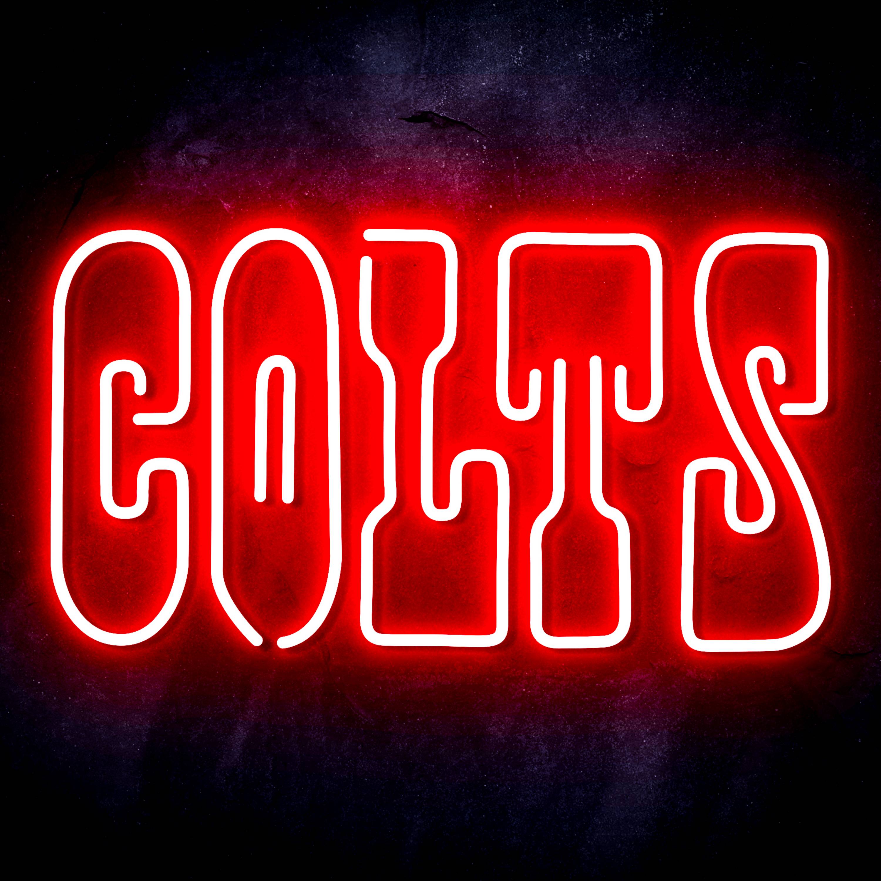 NFL Indianapolis Colts LED Neon Sign