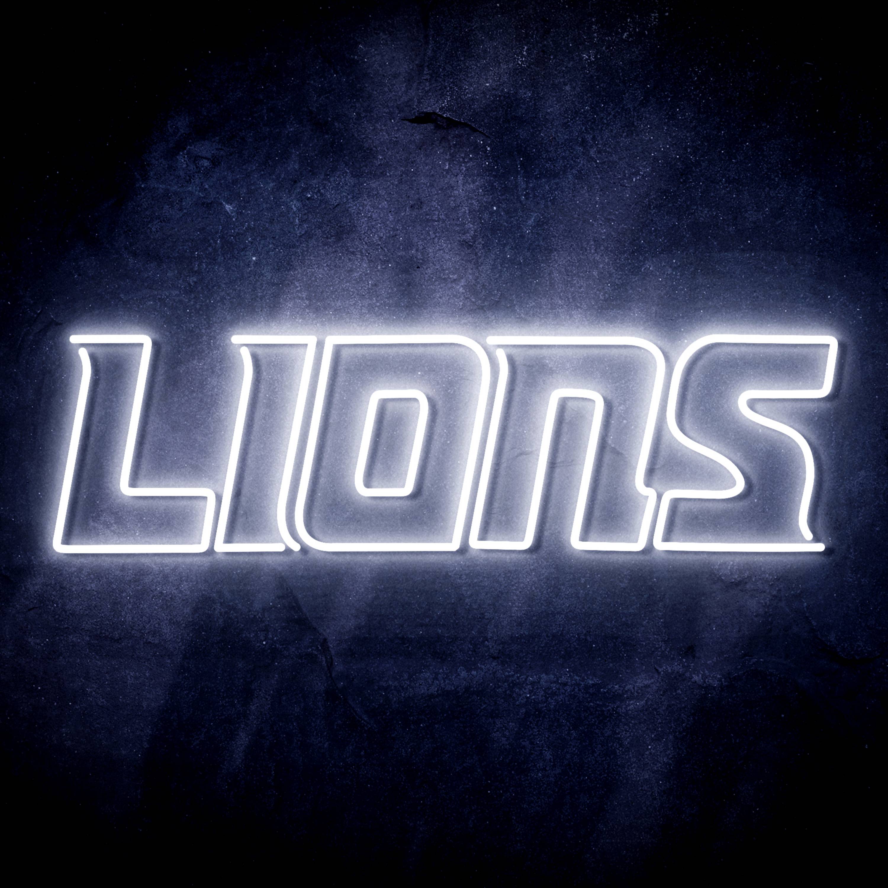 NFL LIONS LED Neon Sign