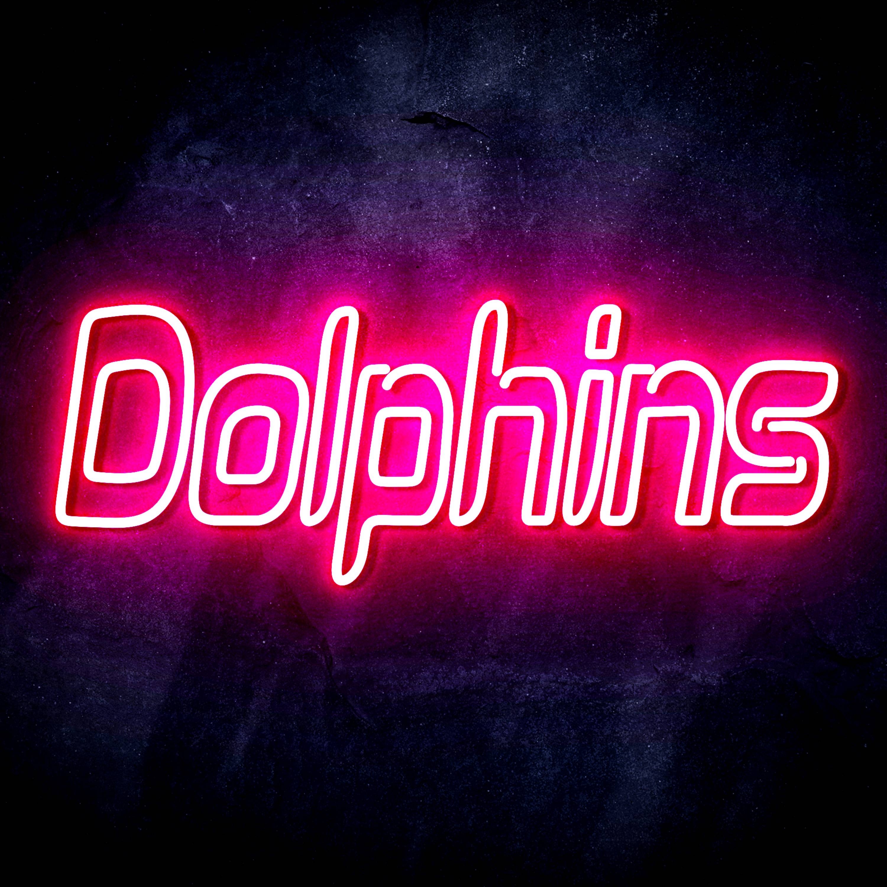 NFL Dolphins LED Neon Sign