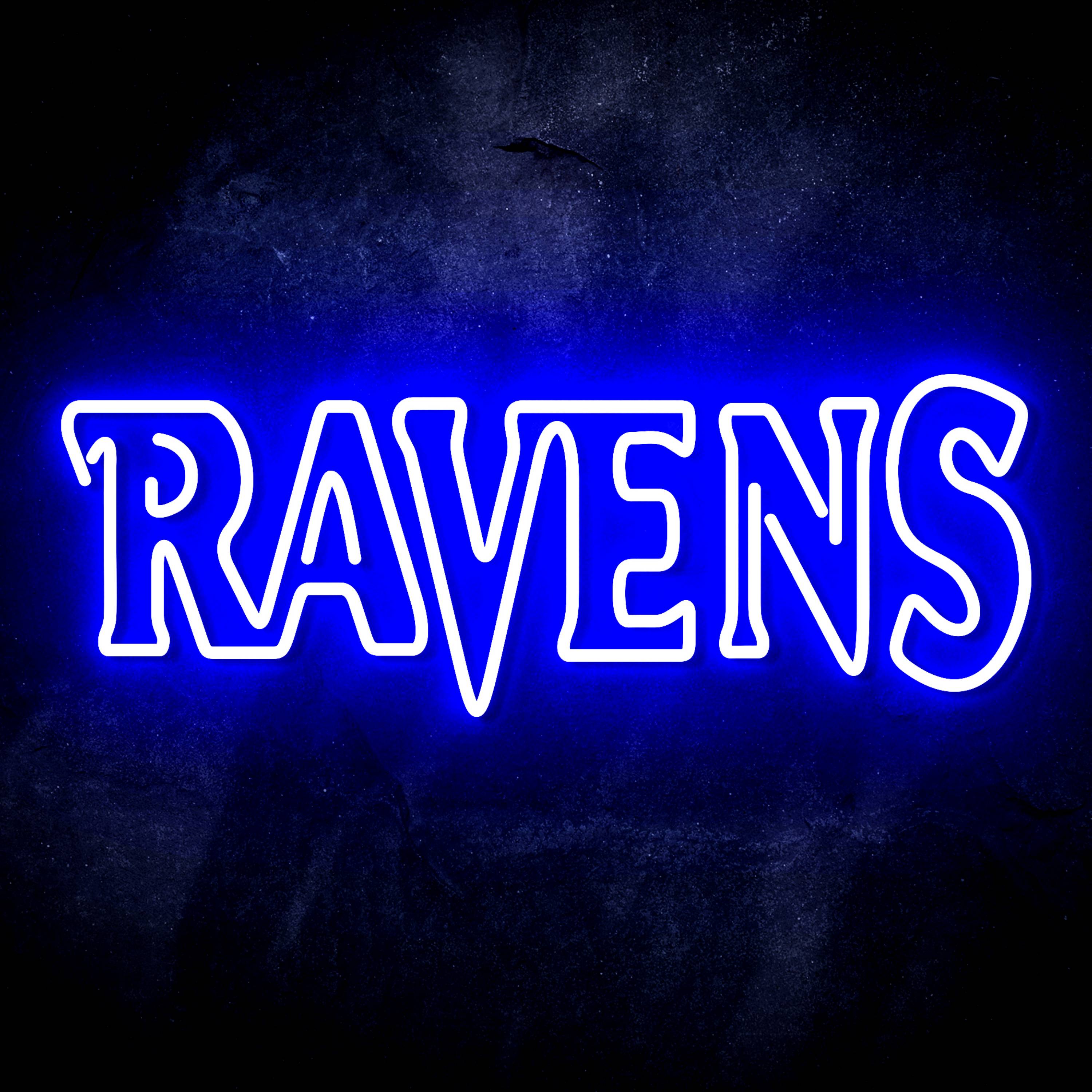 NFL RAVENS LED Neon Sign