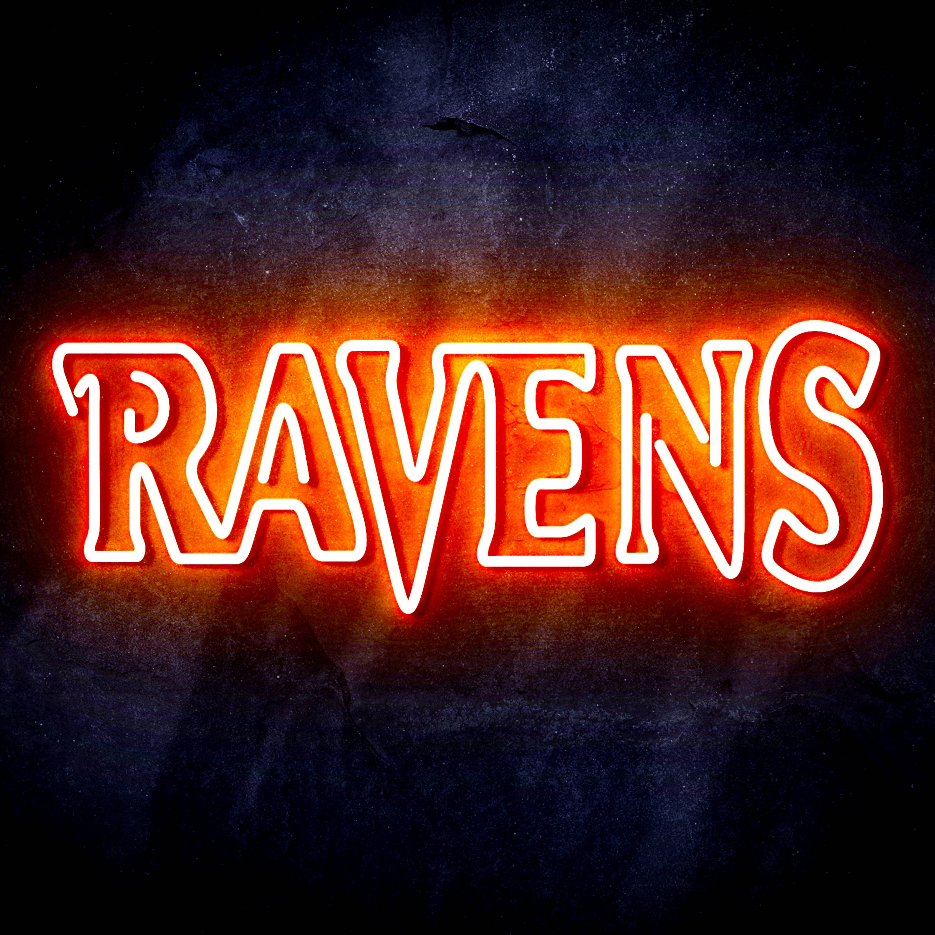 NFL RAVENS LED Neon Sign