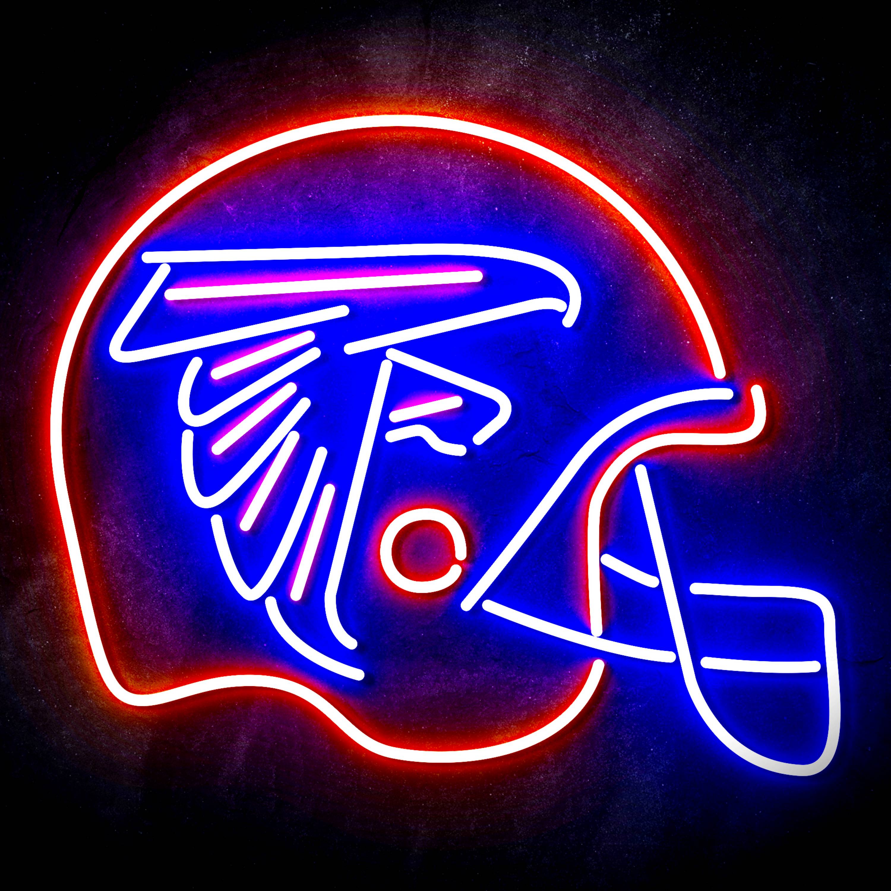 NFL Helmet Atlanta Falcons LED Neon Sign