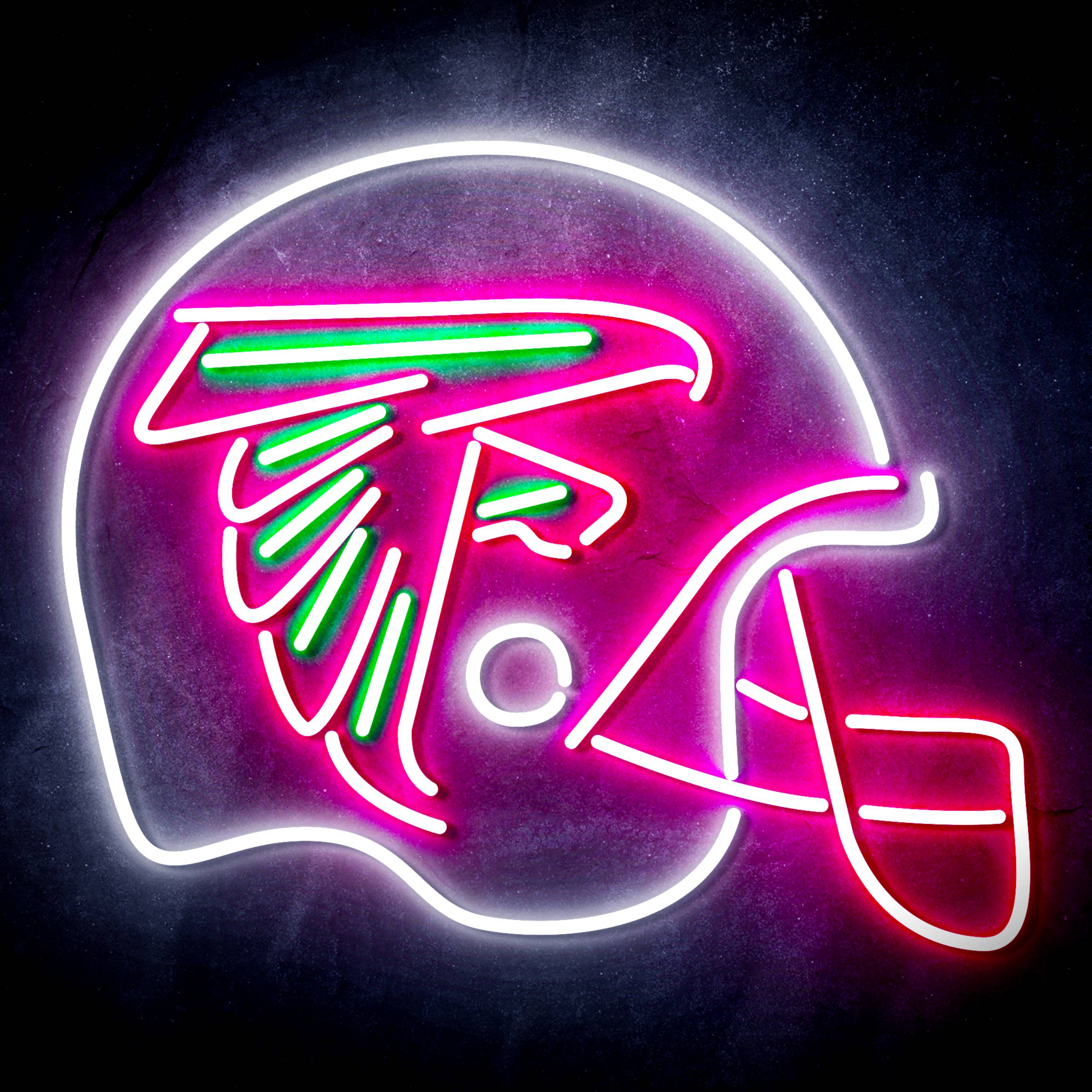 NFL Helmet Atlanta Falcons LED Neon Sign